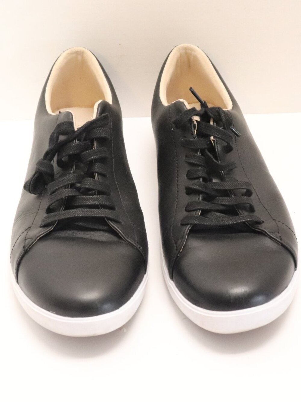 Women's Cole Haan Black Leather Lace Up Golf Shoes Size 10B